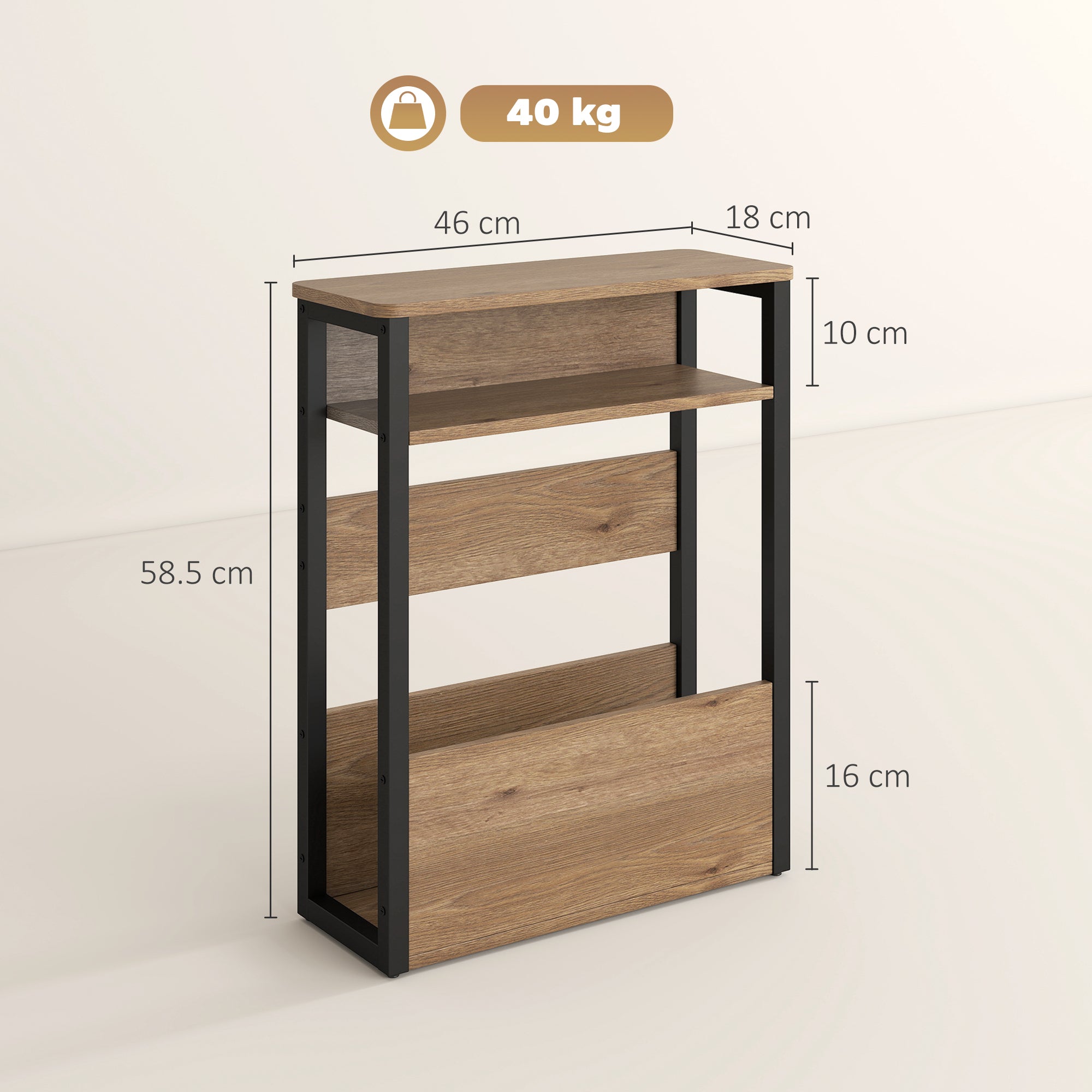 black and walnut table