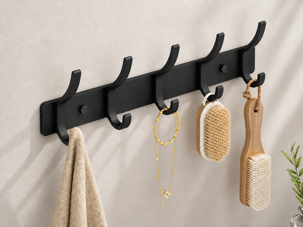 Wall Mount Hook Rack