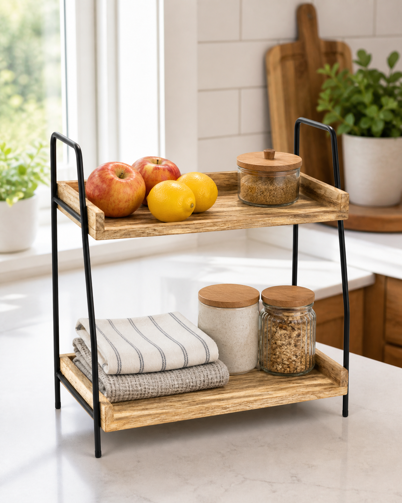 2 Tier Multi-functional mini shelf